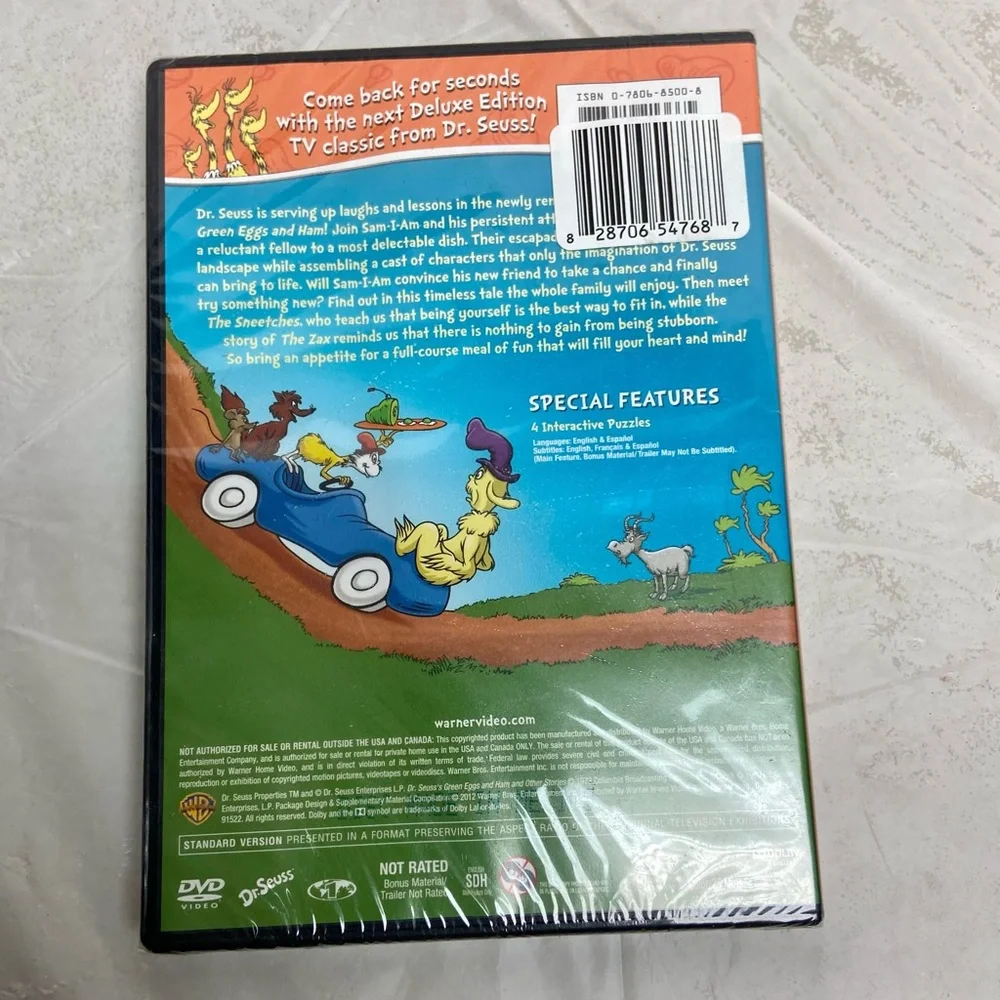 Dr. Seuss's Green Eggs & Ham and Other Stories -De Luxe Edition {DVD-Video} - Picture 8 of 8